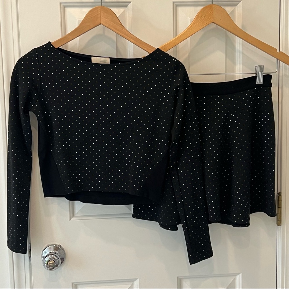 Wren Polka Dot Top and Skirt Set